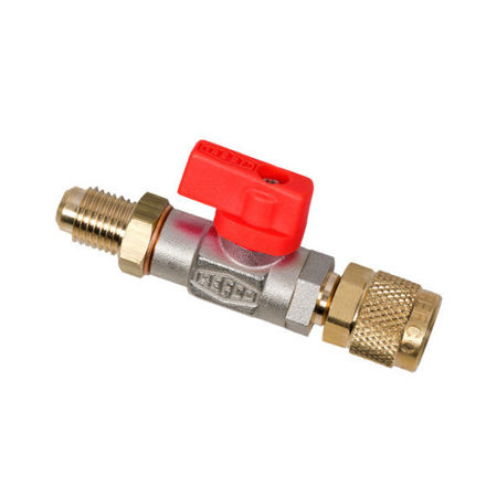 Εικόνα για Refco σφαιρική βαλβίδα CA-1/4" x 1/4" SAE-R (red) 4493533