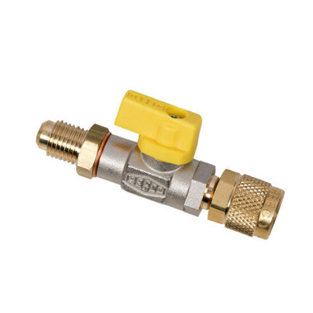 Εικόνα για Refco σφαιρική βαλβίδα CA-1/4''x 1/4" SAE-Y (yellow) 4493738
