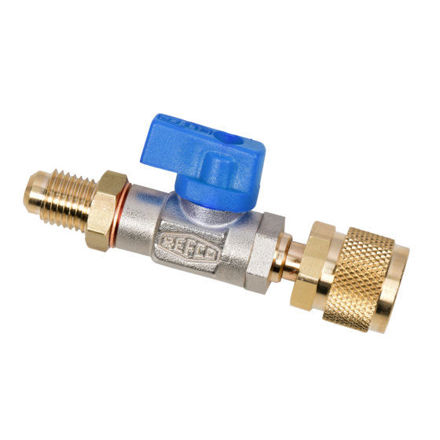 Εικόνα για Refco σφαιρική βαλβίδα CA-1/4"x1/2" SAE (blue) 4661156