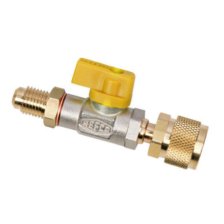 Εικόνα για Refco σφαιρική βαλβίδα CA-1/4''x 1/2" SAE (yellow) 4661172