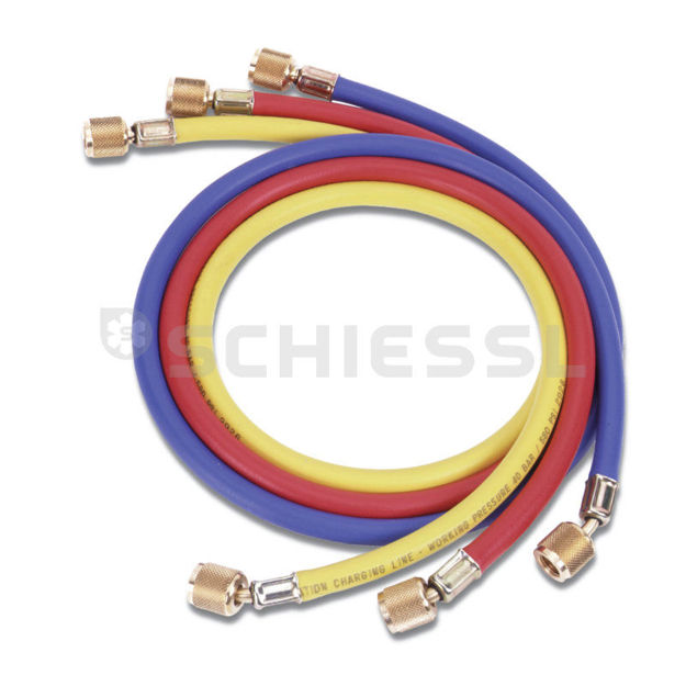Εικόνα για Refco σετ λάστιχα πλήρωσης 150cm CCL-60 60b 9884095 (Y: 1/4" SAE, B & R: 5/16"SAE) (R410A/R32)