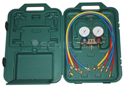 Εικόνα για Refco σετ κάσα μανομέτρων R407C,R410A,R22 BM2-3-DS-CLIM 4663506