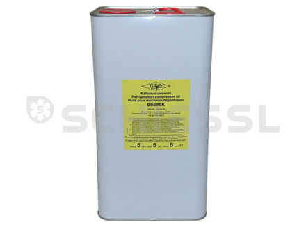 Εικόνα για Bitzer Refrigation oil BSE 85K can 5L  91512803