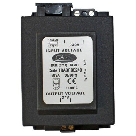 Εικόνα για Carel μετασχηματιστής  TRADRBE240 230V/24V 20VA