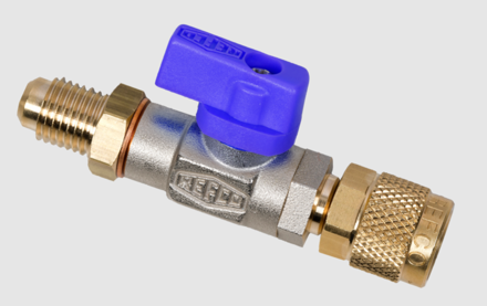 Εικόνα για Refco σφαιρική βαλβίδα CA-1/4''x 1/4" SAE-B  (blue) 4493525