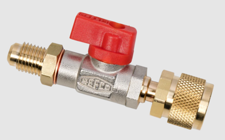 Εικόνα για Refco σφαιρική βαλβίδα CA-1/4''x 1/2" SAE (red) 4661164