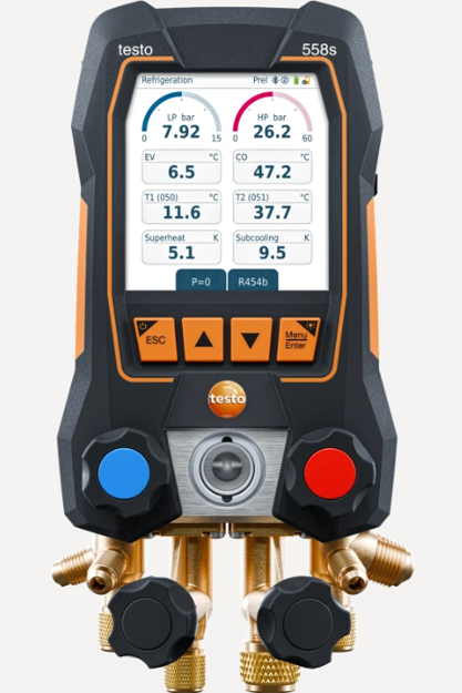 Εικόνα για Testo 558s - Digital manifold with 4-way valve block and intuitive touchscreen (0564 2558)