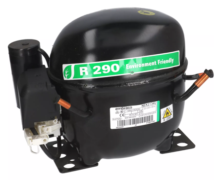 Εικόνα για Embraco συμπιεστής κατάψυξης NEK2134U - R290, 10cm3, 1/2Hp, 220v, 50Hz, LBP