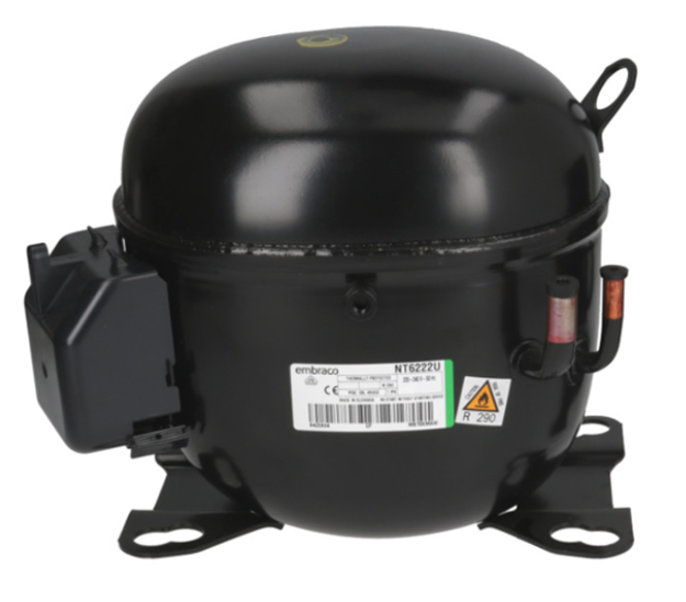 Εικόνα για Embraco συμπιεστής συντήρησης NT6222U - R290, 20.4cm3, 1Hp, 220V, 50Hz, MBP/HBP