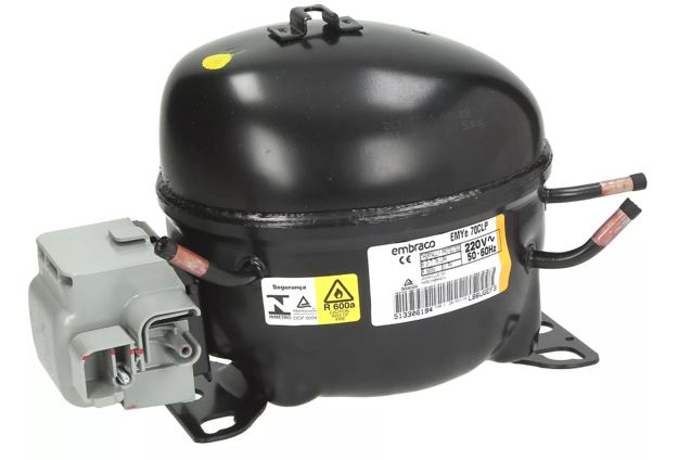 Εικόνα για Embraco συμπιεστής κατάψυξης EMYE70CLP - R600a, 10.61cm3, 1/5Hp, 220V, 50/60Hz, LBP