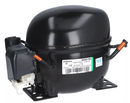 Εικόνα για Embraco συμπιεστής NEK6170Z - R134a, 8.4cm3, 1/4hp, 220V, 50/60Hz, HBP