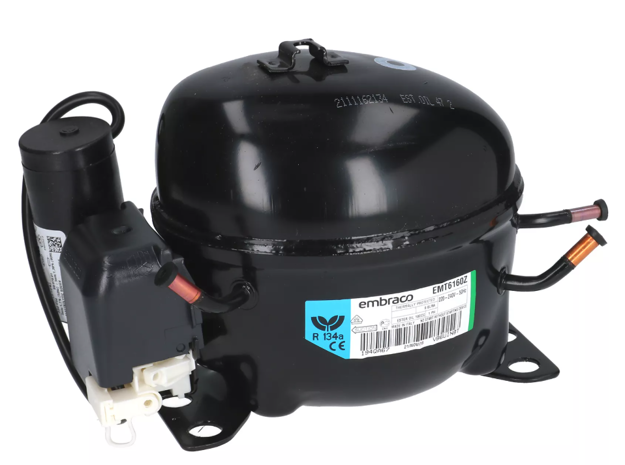 Εικόνα για Embraco συμπιεστής EMT6160Z  - R134a, 6.76cm3, 1/4hp, 220V, 50Hz, HBP/MBP