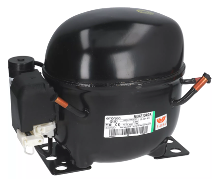Εικόνα για Embraco συμπιεστής κατάψυξης NEK2134GK - R404A, 8.77cm3, 1/2Hp, 220V, 50Hz, LBP