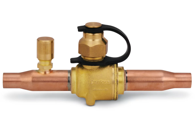 Εικόνα για Danfoss Σφαιρική βαλβίδα διακοπής 45bar GBC12s 12mm solder with charging valve 009L7062