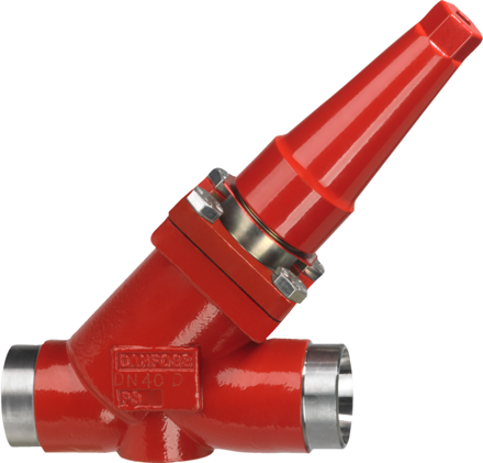 Εικόνα για Danfoss γωνιακή βαλβίδα απομόνωσης με τάπα SVA-S 32 D STR CAP 148B5511