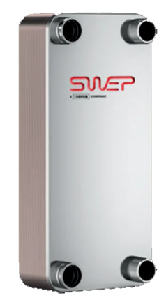 Εικόνα για SWEP εναλλάκτης θερμότητας V120THx40/1P-SC-M 22U+42U+2x1 1/2"&35.1